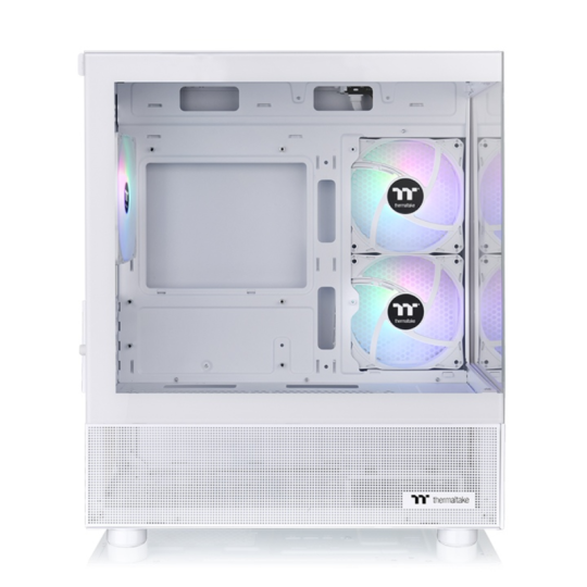 GABINETE THERMALTAKE VIEW 170 MICRO CHASSIS TG X2 FAN ARGB X3 SNOW WHITE