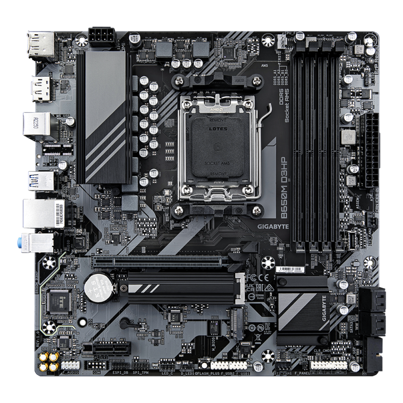Motherboard Gigabyte B650M D3HP DDR5 AM5 (Serie 7000/8000)