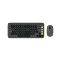 COMBO WIERELESS TECLADO Y MOUSE LOGITECH POP ICON GRAFITO 920-013052
