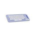 COMBO WIERELESS TECLADO Y MOUSE LOGITECH POP ICON LILA 920-013054