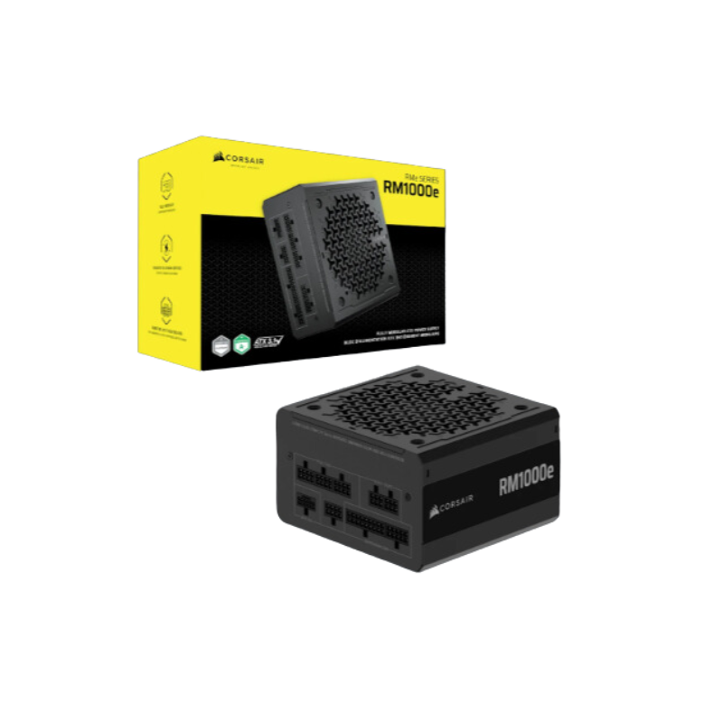 Fuente Corsair RM1000e 1000W Cybenetics Gold Full Modular PCIe 5.1 / ATX 3.1 Black
