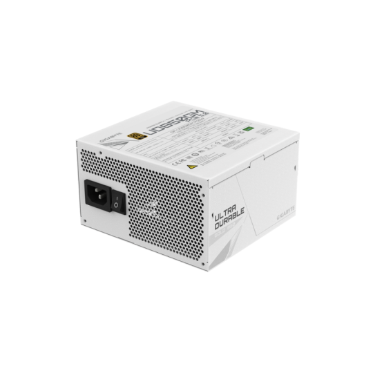 FUENTE GIGABYTE 850W 80 PLUS GOLD ULTRADURABLE FULL MODULAR PCIE 5.0 WHITE