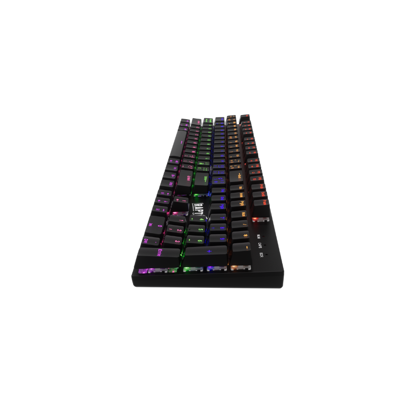 TECLADO RAPTOR FIRECLAW M104 MECANICO RETROILUMINADO SWITCH RED OUTEMU