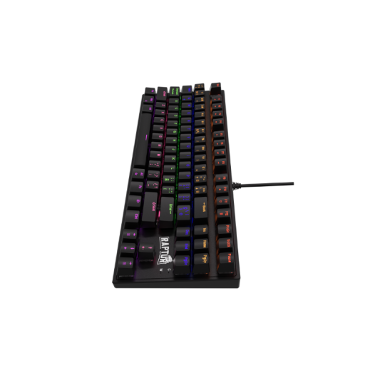 TECLADO RAPTOR FIRECLAW M87 MECANICO RETROILUMINADO SWITCH RED OUTEMU