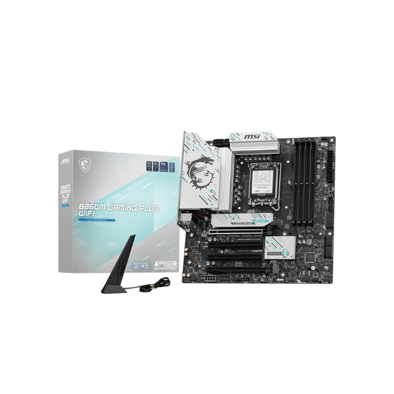 MOTHERBOARD MSI B860M GAMING PLUS WIFI DDR5 1851 (SERIE ULTRA)