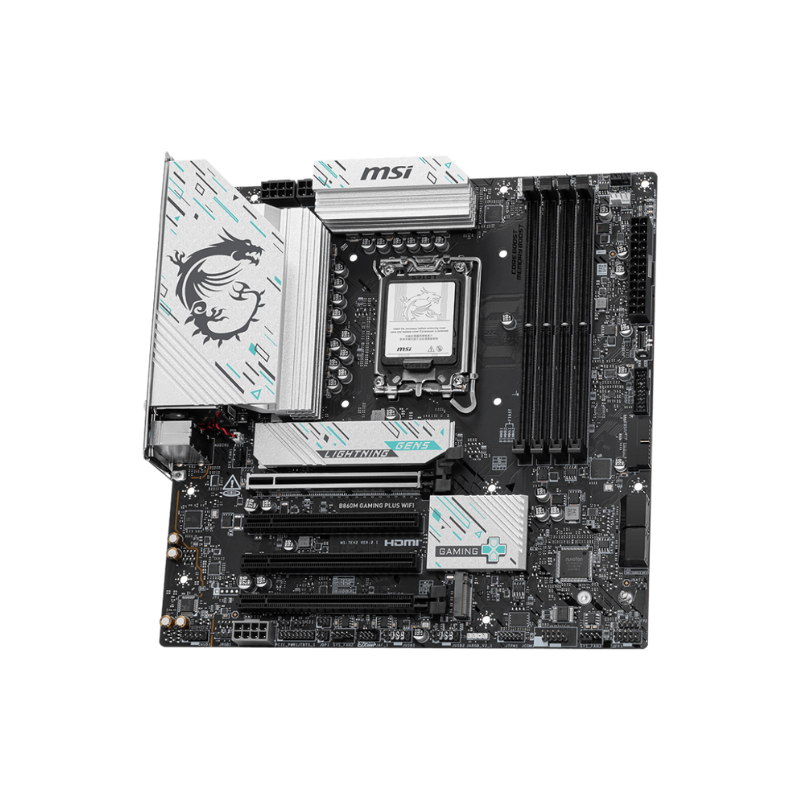 MOTHERBOARD MSI B860M GAMING PLUS WIFI DDR5 1851 (SERIE ULTRA)