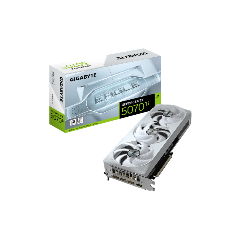 PLACA DE VIDEO VGA Gigabyte GeForce RTX 5070 Ti EAGLE OC ICE 16G
