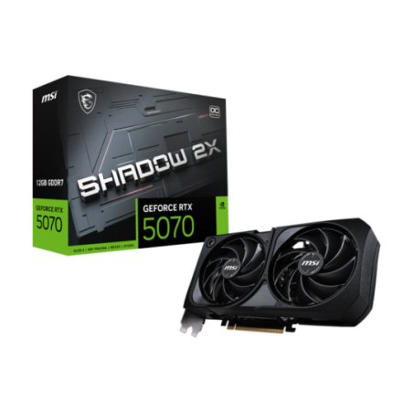 PLACA DE VIDEO VGA MSI GEFORCE RTX 5070 SHADOW 2X OC 12G