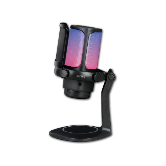Microfono Raptor Vox RGB USB p/Streaming