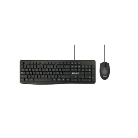 Teclado+Mouse Kelyx USB Cableado Negro
