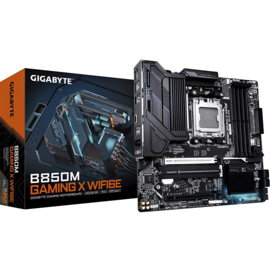 MOTHERBOARD GIGABYTE AM5 B850M GAMING X WIFI6E DDR5 BOX