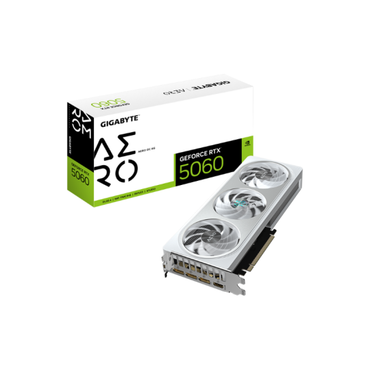 PLACA DE VIDEO VGA Gigabyte GeForce RTX 5060 AERO OC 8G White