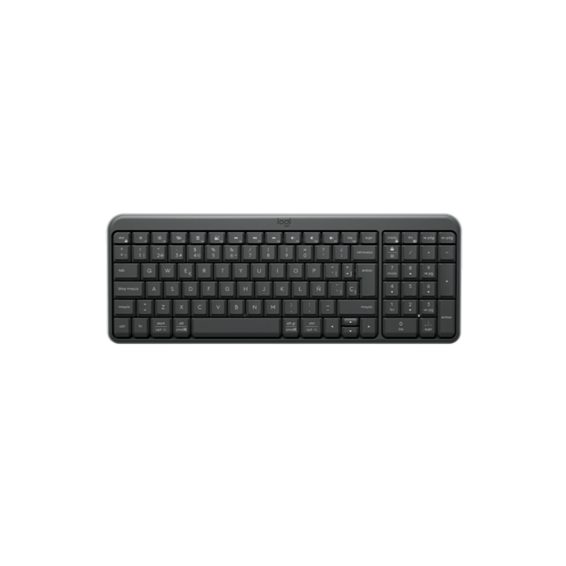 TECLADO LOGITECH BLUETOOTH K250 PEBBLE GRAPHITE 920-013445