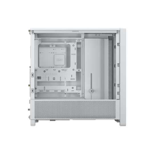 Gabinete Corsair FRAME 4000D Mid-Tower TG White FAN X3 RGB