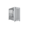 Gabinete Corsair FRAME 4000D Mid-Tower TG White FAN X3 RGB