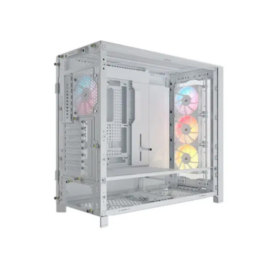 GABINETE CORSAIR 5000D FRAME RS ARGB MID-TOWER FAN RGB X4 WHITE