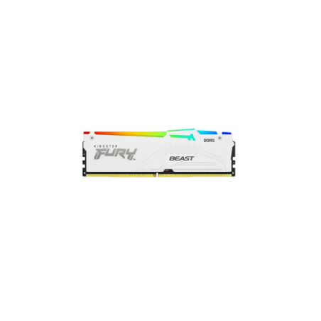 MEMORIA DDR5 KINGSTON 16GB 5600 MHZ FURY BEAST WHITE RGB