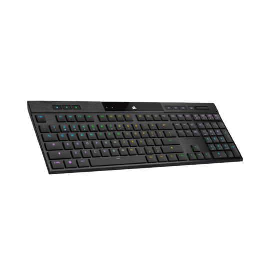 TECLADO CORSAIR K100 AIR RGB MECANICO SWITCH CHERRY MX ULTRA LOW PROFILE BLACK WIRELESS