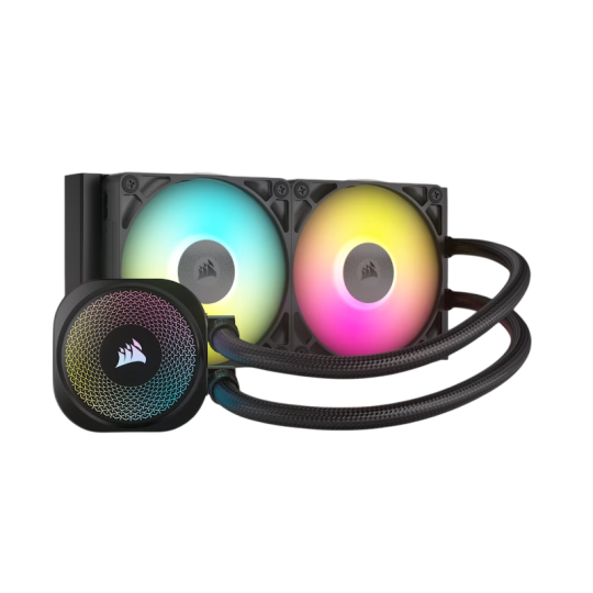WATER COOLING CORSAIR ICUE LINK TITAN 240 RX RGB 2X CPU COOLER 240MM BLACK