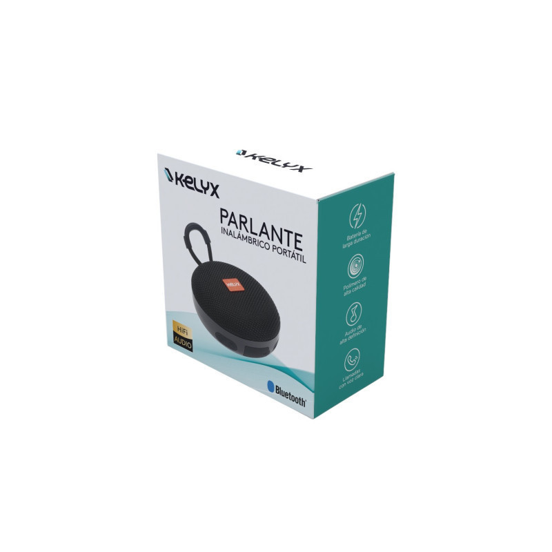 Parlante Kelyx Bluetooth 1 altavoz 5W redondo TWS MicroSD / USB