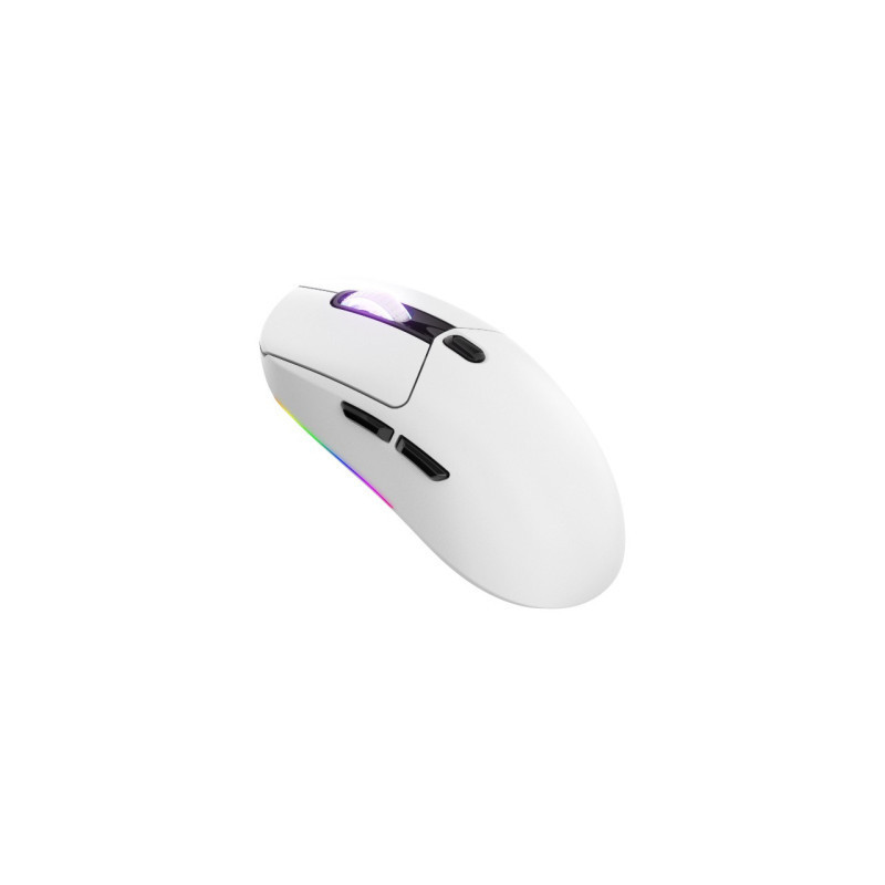 Mouse Gamer Raptor Storm Grip Wireless 7 botones 24000dpi RGB Pixart Sensor White