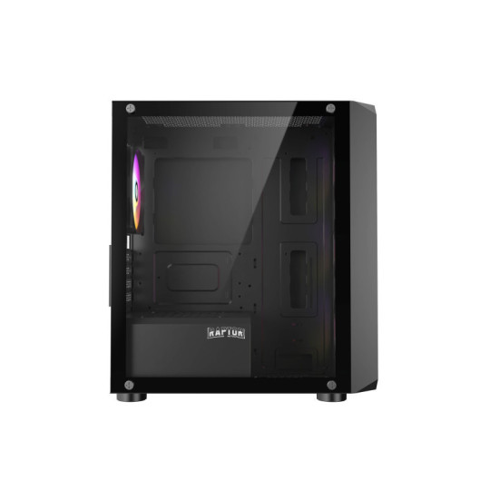Gabinete Raptor Infinity Mesh TG x2 Mid-Tower RGB Fan x4