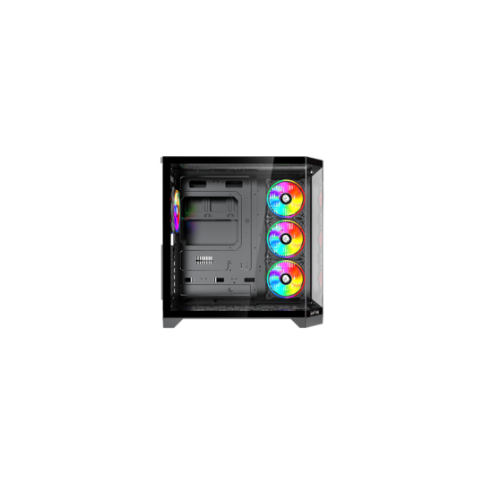 Gabinete Raptor Eclypse TG x2 Mid-Tower RGB Fan x4