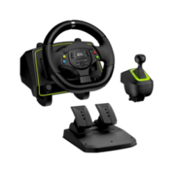 Volante Genius Speed Master X2 con palanca de cambios Vibración 1080°