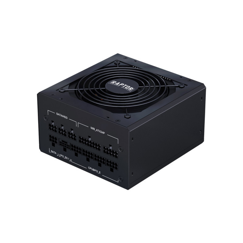 Fuente Raptor Volt 800W 80 Plus Gold Full Modular PCIe 5.1 Negra