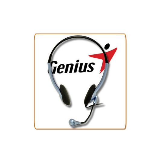 AURICULAR C/MICROFONO GENIUS HS-02B CONTROL VOLUMEN