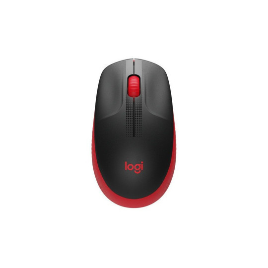 MOUSE INALÁMBRICO LOGITECH M190 ROJO Y NEGRO
