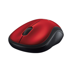 Mouse Logitech Wir M185 Red 910-003635