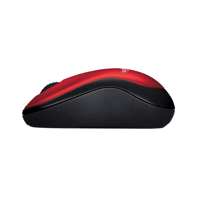 Mouse Logitech Wir M185 Red 910-003635