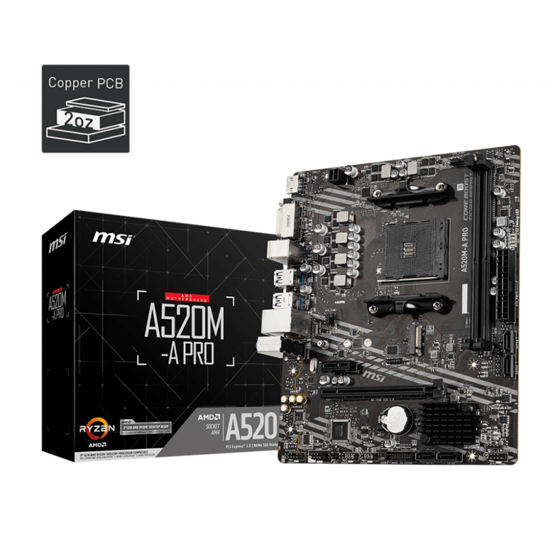 Motherboard MSI A520M-A PRO sAM4 DDR4