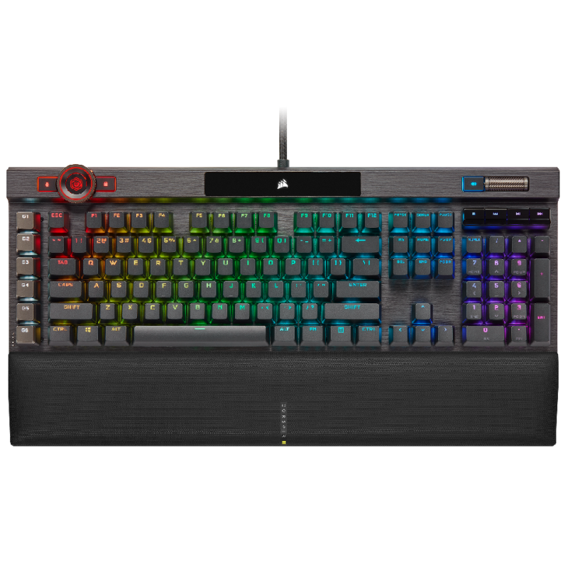 TECLADO CORSAIR K100 RGB MECANICO SWITCH CORSAIR OPX BLACK