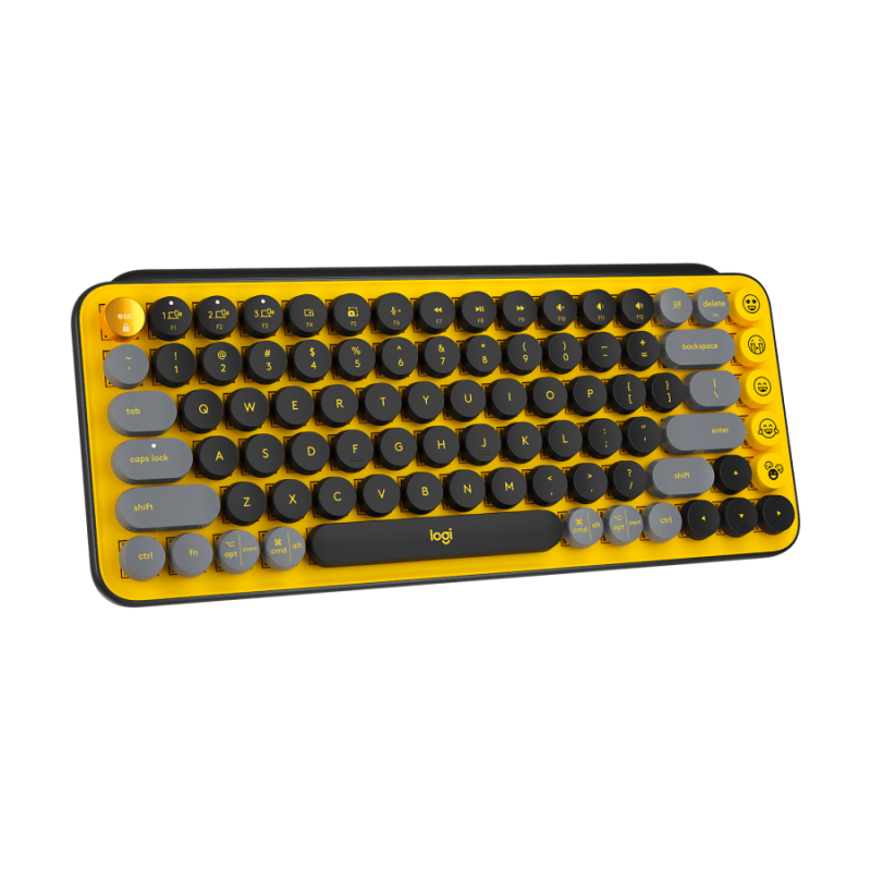 Teclado Logitech Pop Keys Mecanico Yellow
