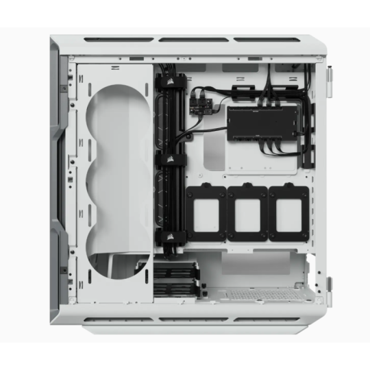 GABINETE CORSAIR ICUE 5000T RGB TG MID-TOWER WHITE