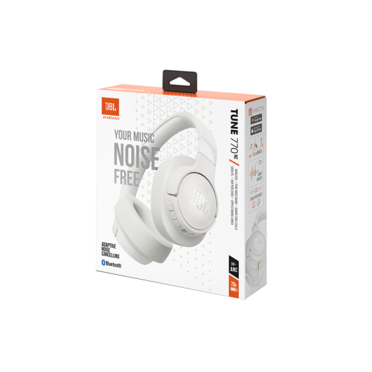 AURICULAR JBL BLUETOOTH T770NC NOISE CANCELLING BLANCO