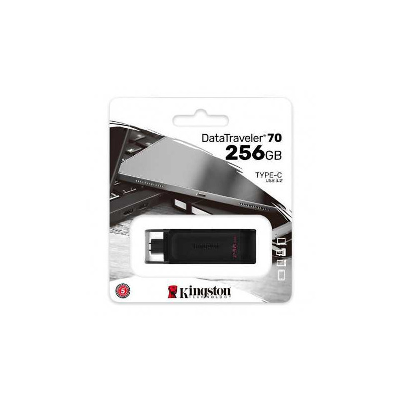PEN DRIVE KINGSTON DT70 256GB USB TYPE C  3.2