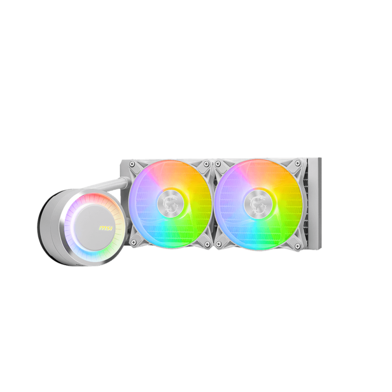 WATER COOLING MSI MAG CORELIQUID E240 2X CPU COOLER 240MM WHITE