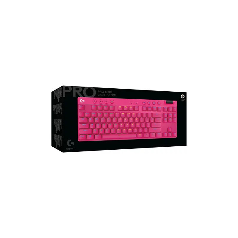 Teclado Logitech PRO X TKL Magenta Lightspeed 920-012154