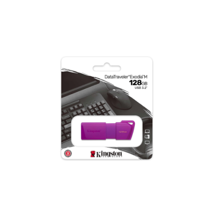 Pen Drive KINGSTON 128GB USB 3.2 DTXM NEON (Purple)