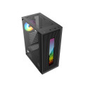 Gabinete Raptor Vortex TG Mid-Tower RGB Back Fan x1 + Led Front w/button control