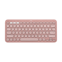 Teclado Logitech Bluetooth K380s Pebble Rose 920-011785