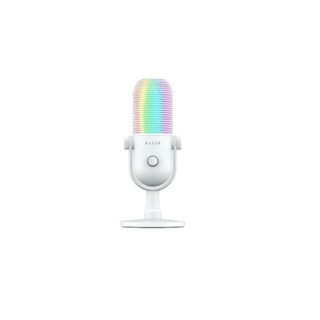 Microfono Razer Seiren V3 Chroma RGB USB White Edition
